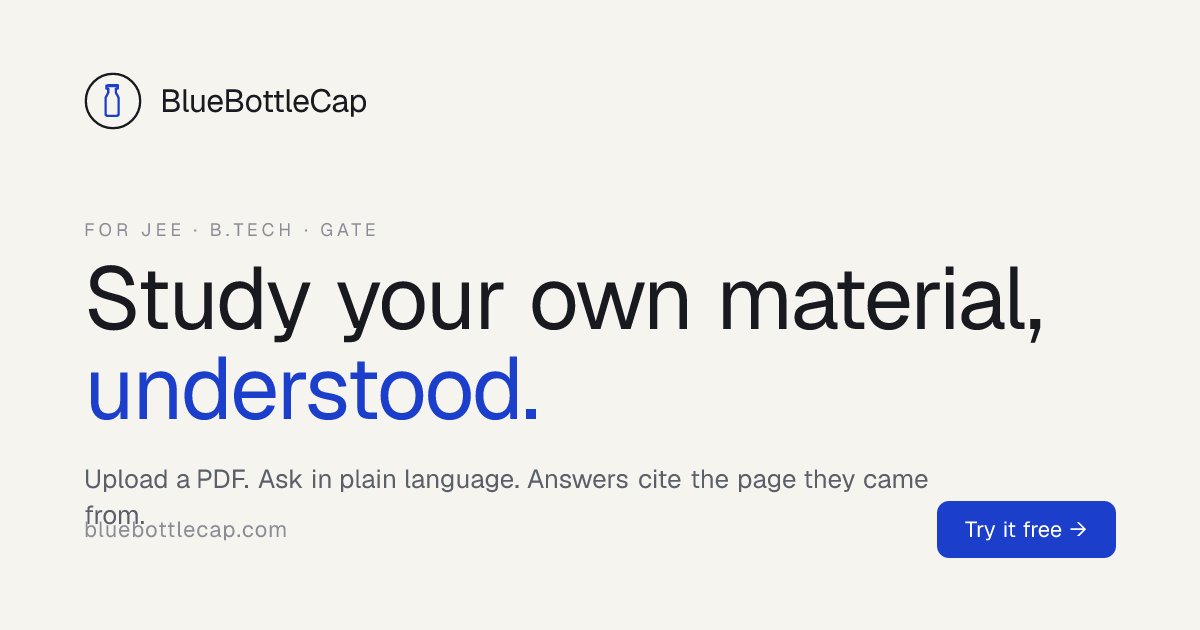 BlueBottleCap — AI exam-prep SaaS